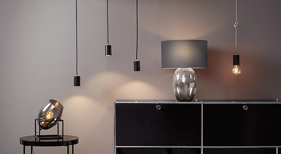 Tolle Raumatmosphäre mit den Lampen von Tchibo