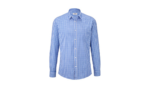 Blaues Herren-Hemd