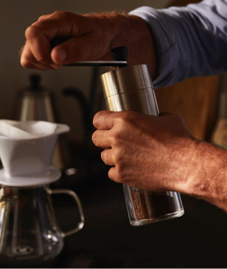 Schritt 1: Kaffee frisch mahlen