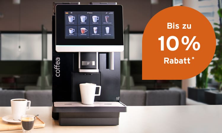 Kaffeevollautomat Coffea Enjoy auf einem Tresen