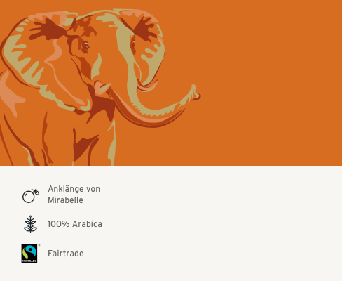 Graphik eines Elefanten