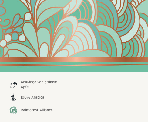 Qbo Premium Coffee Beans Kooperative Baragwi mit Anklängen von grünem Apfel