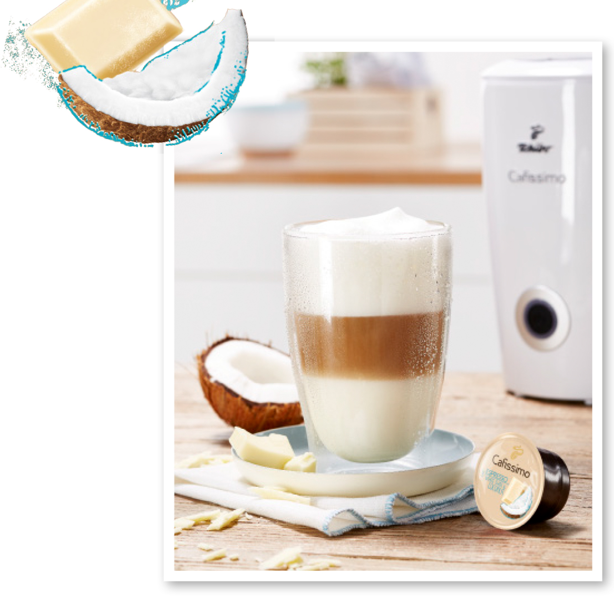 Ledové kokosové LATTE