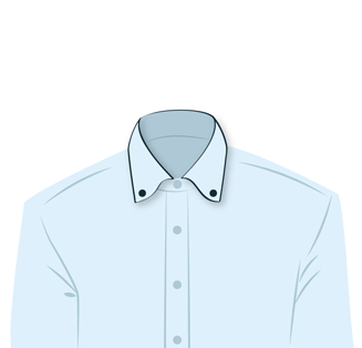 Kołnierzyk button down - sportowy
