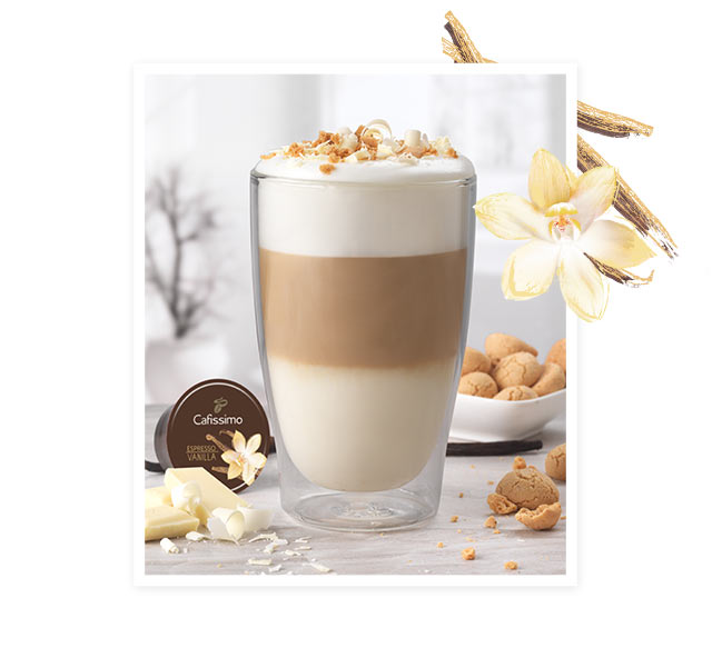 Vanilkové latte s bílou čokoládou