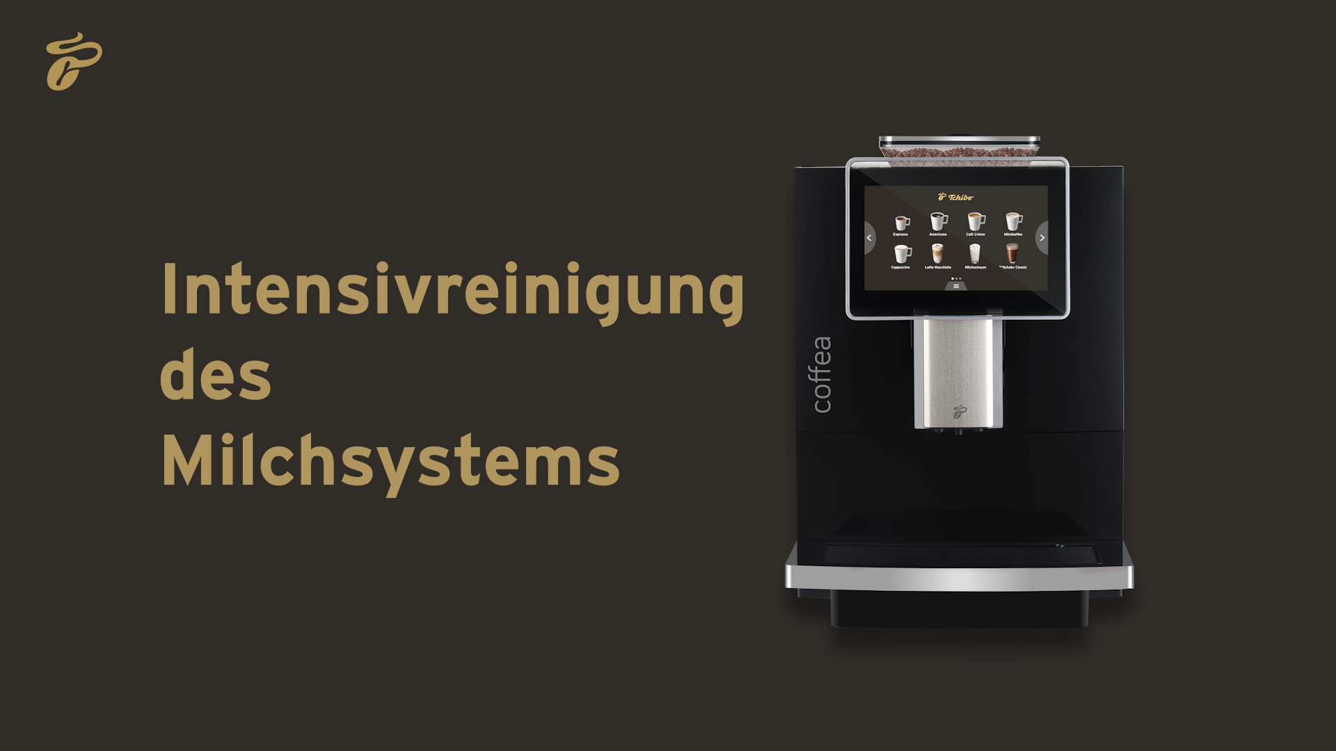 Videoanleitung zur Intensivreinigung des Milchsystems