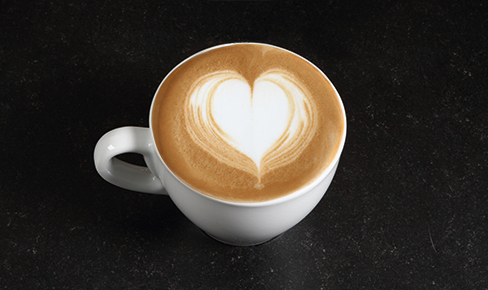Latte Art: Herz-Motiv