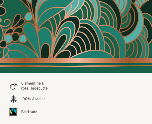 Qbo Premium Coffee Beans Kooperative Cococa mit Anklängen Clementine und roter Hagebutte