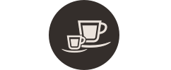 Icon vom Espresso und Caffè Crema