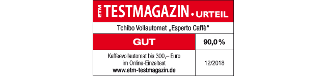 ETM Siegel für die Esperto Caffè