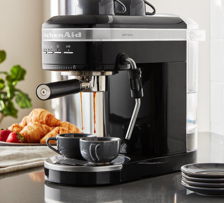 KitchenAid Espressomaschine in schwarz