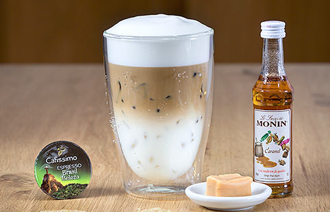 Buzlu Karamel Latte Macchiato