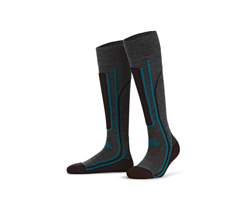 Thermo-Skisocken mit Wolle