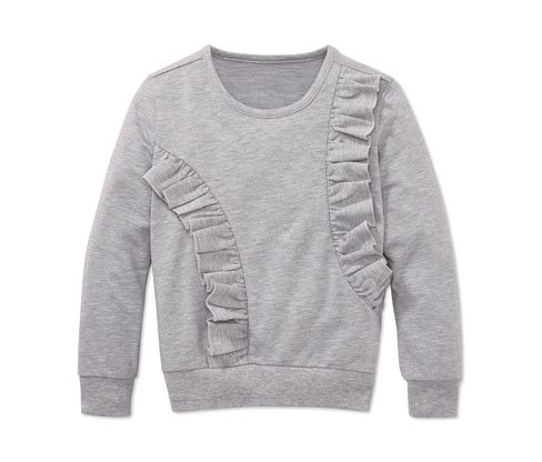 Sweatshirt mit Rüschen
