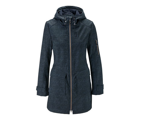 Női kapucnis softshell kabát