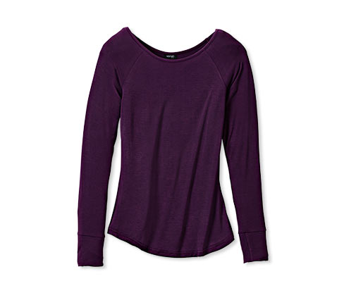T-shirt bien-être, aubergine