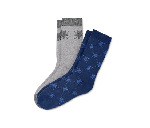 2 paires de chaussettes moelleuses