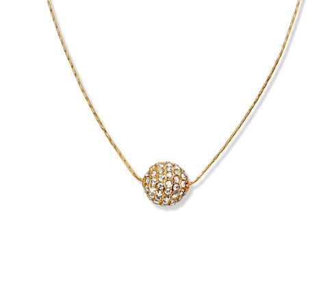 Kette mit Swarovski® Kristallen, vergoldet