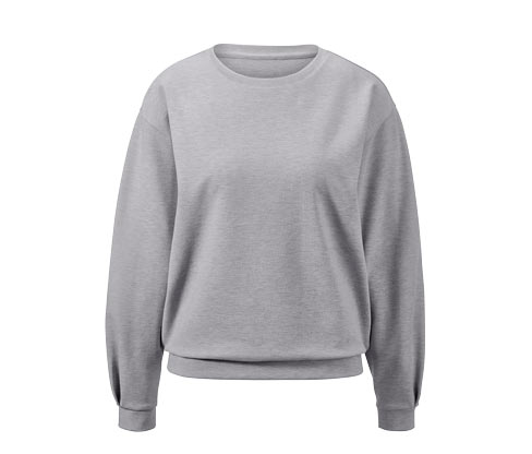 Sweatshirt med ballonærmer