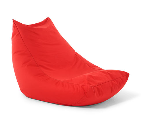 Outdoor-Sitzbanane, rot