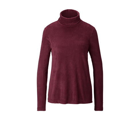 Microfleece-Rollkragenpullover