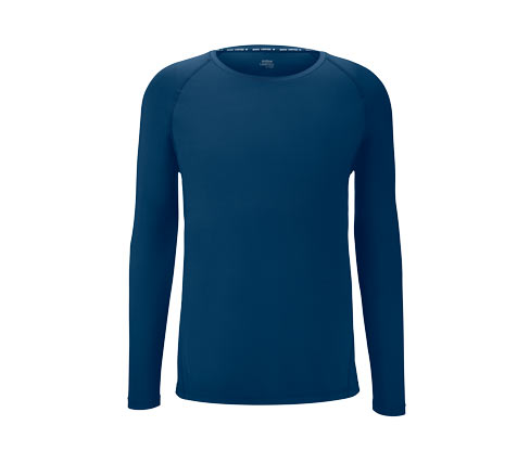 Langærmet funktionsbluse