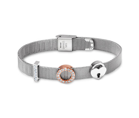 Milánsky náramok zdobený krištáľmi Swarovski®