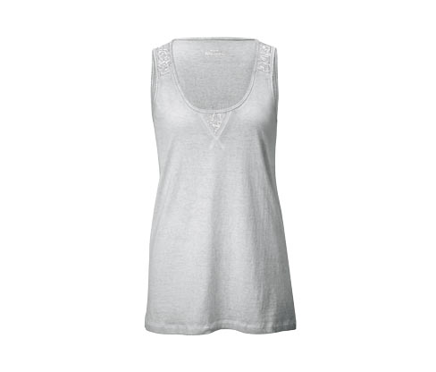 Top mit Paillettenbesatz