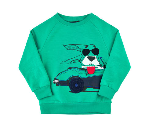 Dziecięca bluza dresowa z motywem psa