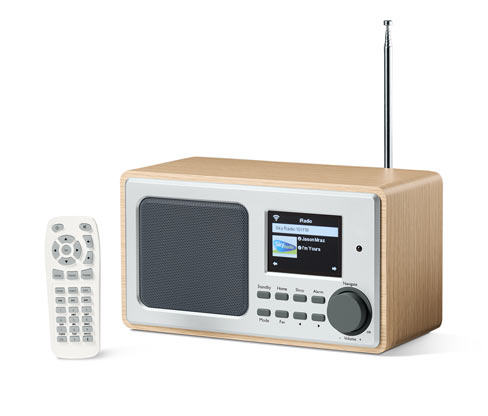 WLAN internetové rádio s farebným displejom