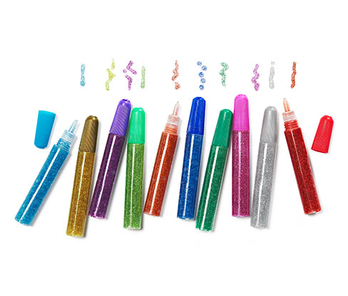 10 Glitzerstifte