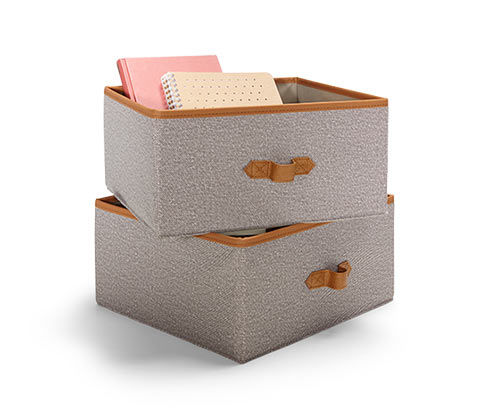 Úložné boxy, 2 ks, velké