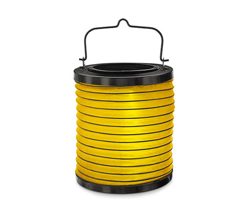 Solární lampion s LED, žlutý
