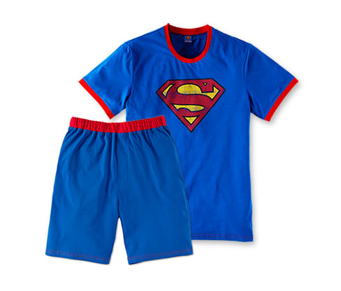 Férfi rövidnadrágos pizsama, Superman