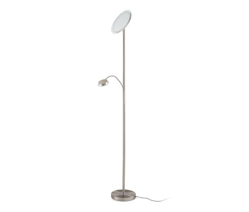 Stojacia lampa s LED a lampičkou na čítanie
