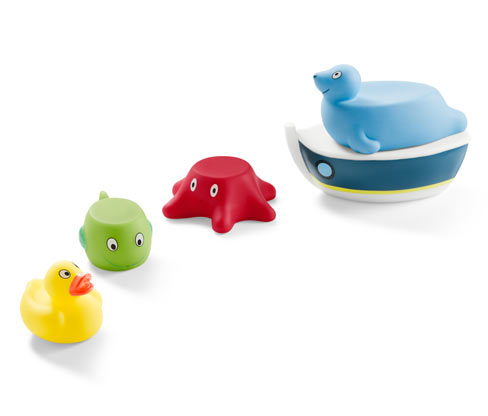5 Wasserspritztiere