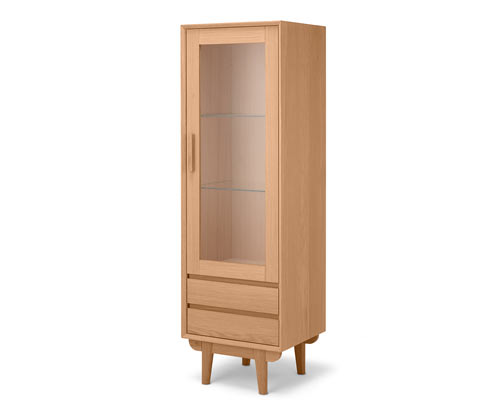 Vitrína v retro designu