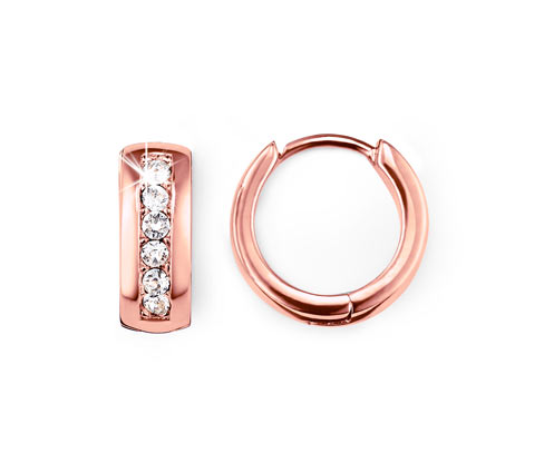 Creole verziert mit Swarovski® Kristallen