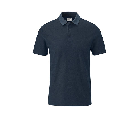 Jacquardvævet poloshirt