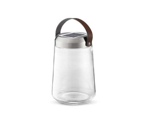 Solcelleglaslampe til pynt