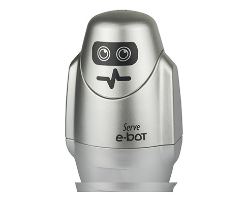 Serve E-Bot Silgili Kalemtiras Metalik Gri Tekli