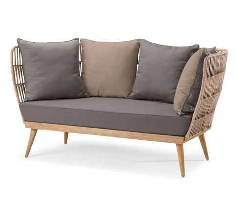 Sofa wypoczynkowa »premium« z tekstylną plecionką