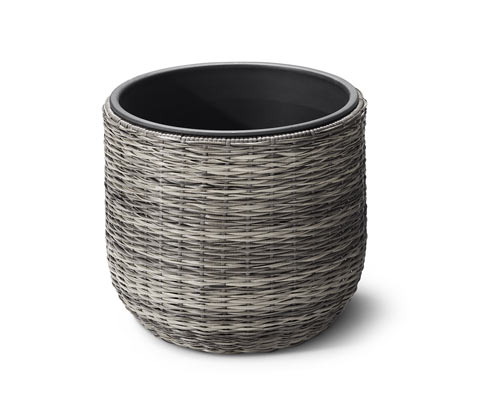 Pflanzkübel, Polyrattan