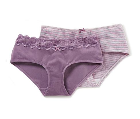 2 Pantys, mauve