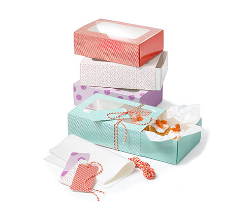 Gebäck-Geschenkboxen-Set