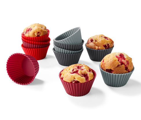 Foremki do pieczenia muffinów, 12 sztuk