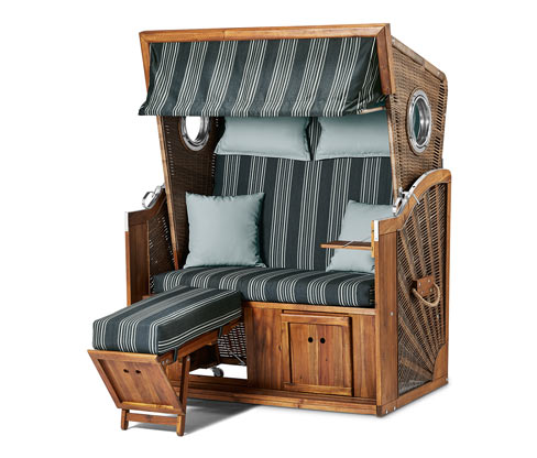Duży kosz plażowy premium, szerokość 127 cm