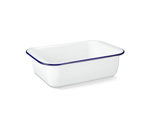 Plat à gratin en émail