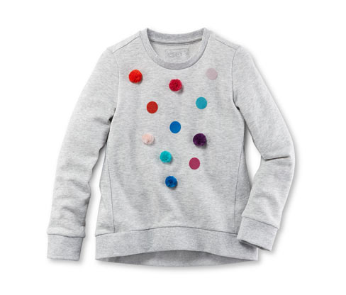Bluza z pomponikami