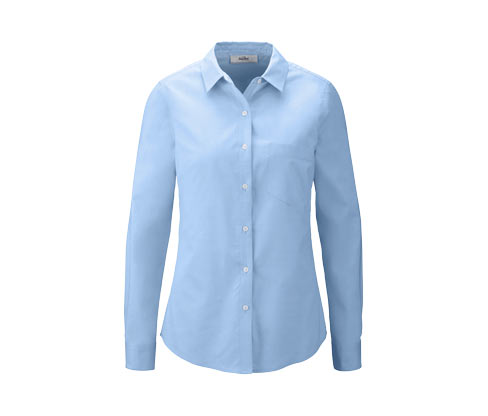 Blúzka s materiálom chambray